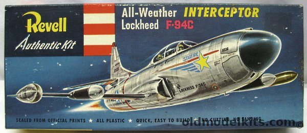 Revell 1/56 F-94C Starfire Intereceptor  - Pre S Issue, H210-79 plastic model kit